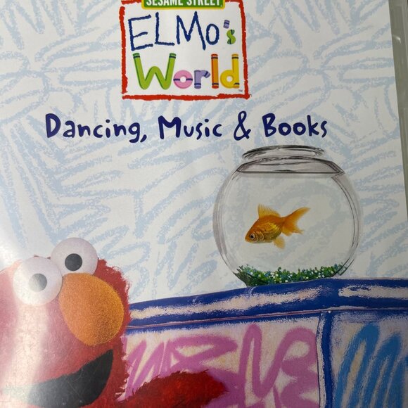 Sesame Street Elmos World Dancing Music Books Childrens Learning DVD 2000 TV Y u - Picture 2 of 6